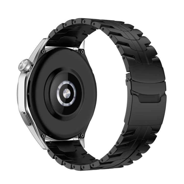 For Huawei Watch 3 / 3 Pro 22mm Double Lock Buckle Turtle Steel Watch Band
