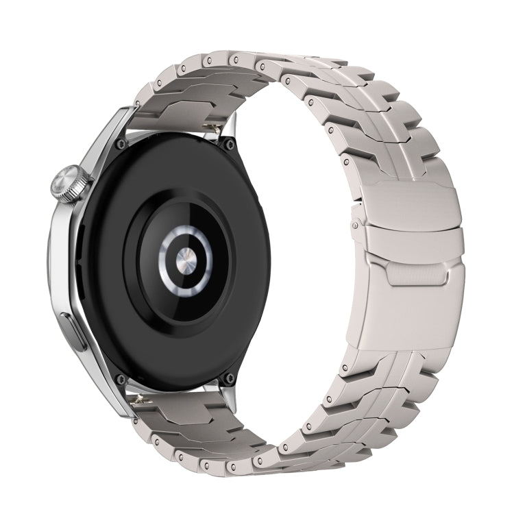 For Huawei Watch 3 / 3 Pro 22mm Double Lock Buckle Turtle Steel Watch Band