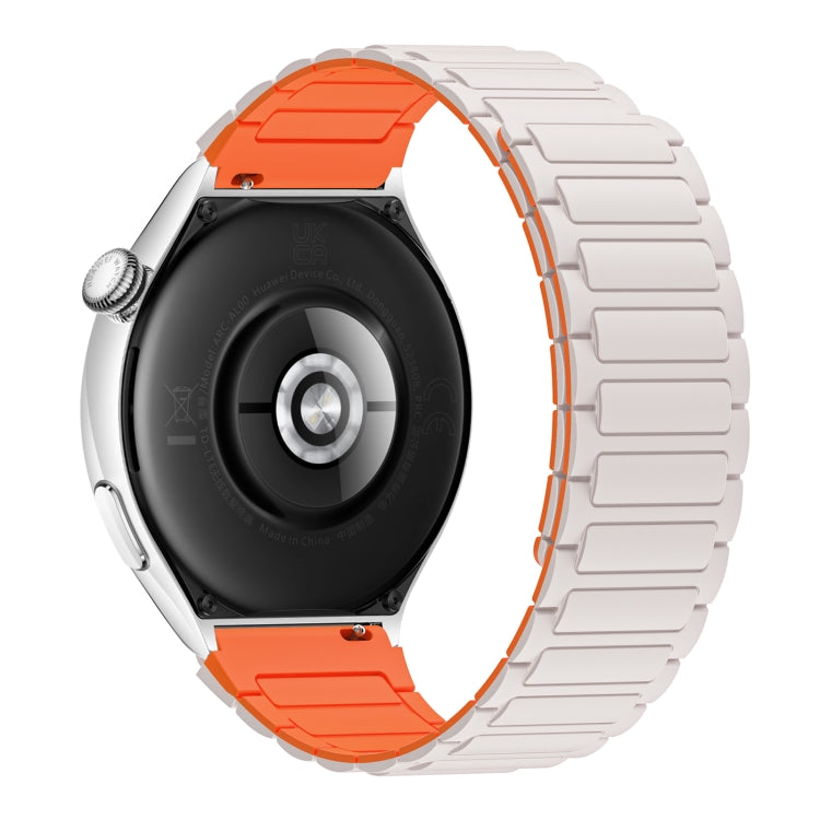 For Samsung Galaxy Gear S3 Classic 22mm I-shaped Magnetic Silicone Watch Band