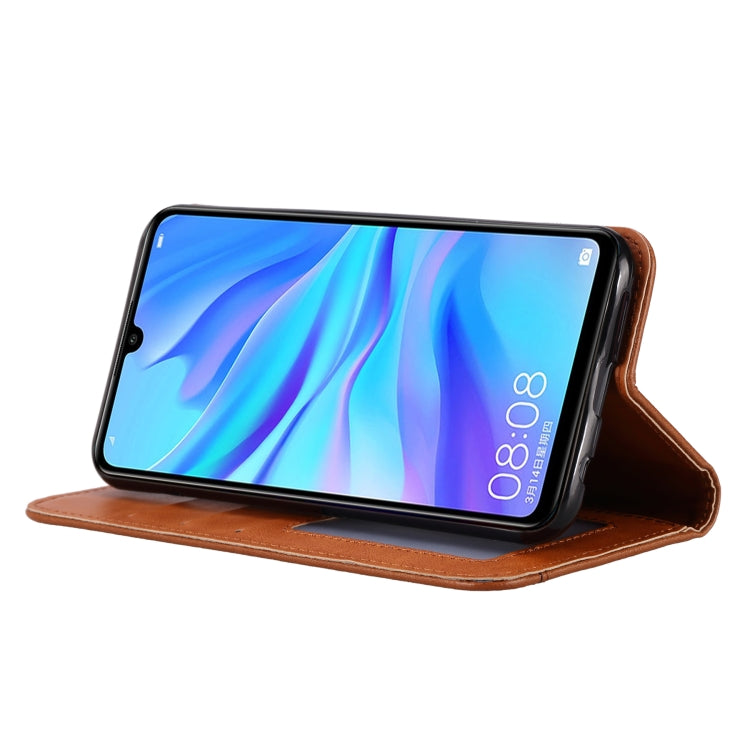 Knead Skin Texture Horizontal Flip Leather Case for Huawei Honor 20i /Honor 10i, with Photo Frame & Holder & Card Slots & Wallet