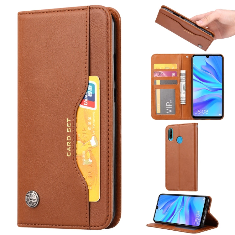 Knead Skin Texture Horizontal Flip Leather Case for Huawei Honor 20i /Honor 10i, with Photo Frame & Holder & Card Slots & Wallet