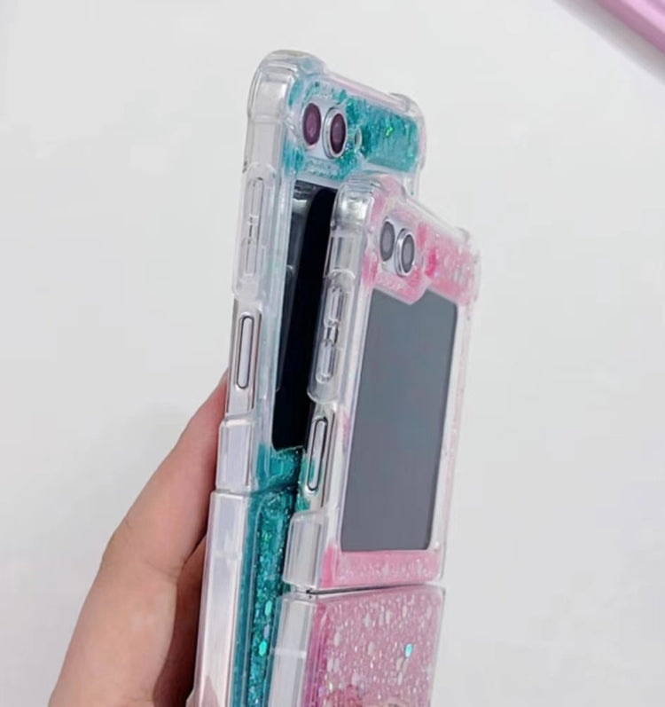 For Samsung Galaxy Z Flip7 FE / Flip6 Glitter Sequins Epoxy TPU Phone Case