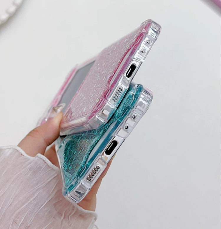 For Samsung Galaxy Z Flip7 FE / Flip6 Glitter Sequins Epoxy TPU Phone Case
