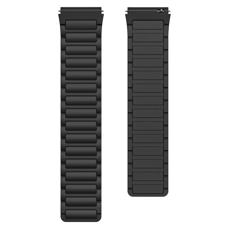 For Garmin Forerunner 255 22mm I-shaped Magnetic Silicone Watch Band