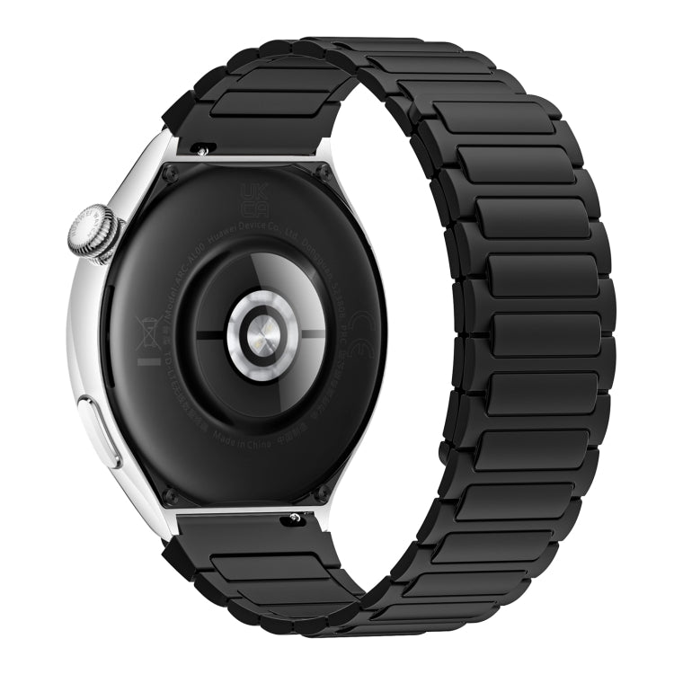 For Ticwatch Pro 3 22mm I-shaped Magnetic Silicone Watch Band