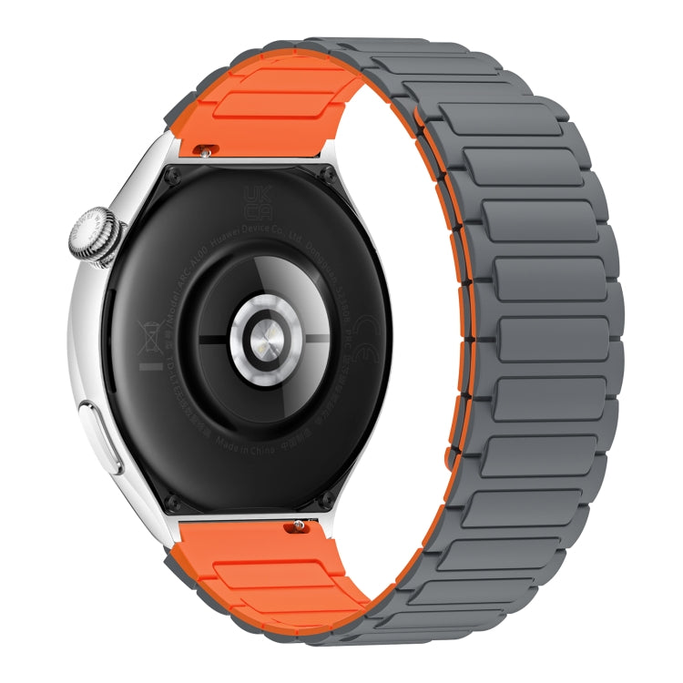 For Ticwatch Pro 22mm I-shaped Magnetic Silicone Watch Band