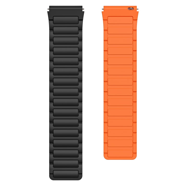 For Ticwatch E2 22mm I-shaped Magnetic Silicone Watch Band