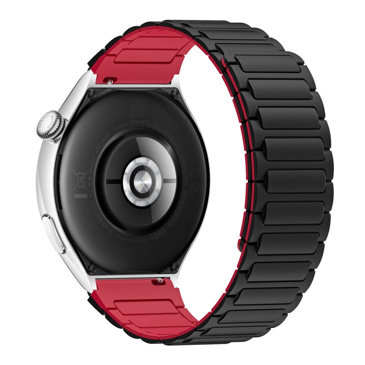 For Ticwatch E2 22mm I-shaped Magnetic Silicone Watch Band