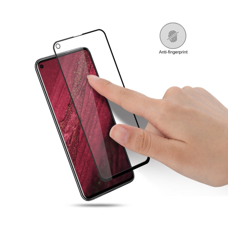 mocolo 0.33mm 9H 2.5D Full Glue Tempered Glass Film for Huawei Nova 4 / Honor View 20(Black)