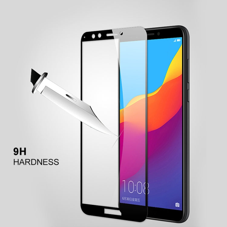 mocolo 0.33mm 9H 2.5D Full Glue Tempered Glass Film for Huawei Honor 7A / Enjoy 8e / Y6 2018(Black)