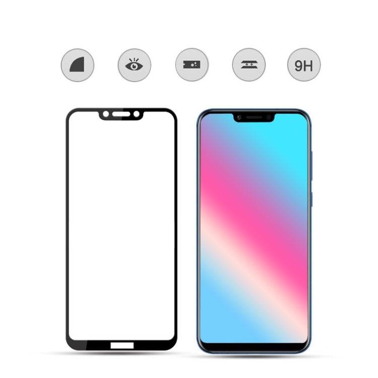 mocolo 0.33mm 9H 2.5D Full Glue Tempered Glass Film for Huawei Honor Play(Black)