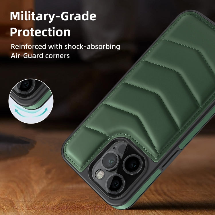 For iPhone 11 Pro Max Down Jacket Card Bag Holder MagSafe Phone Case