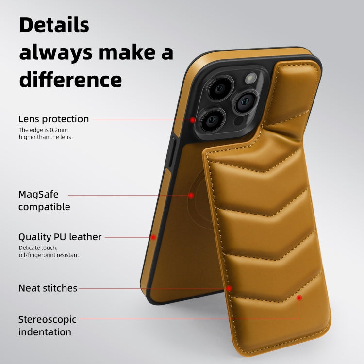 For iPhone 11 Pro Max Down Jacket Card Bag Holder MagSafe Phone Case