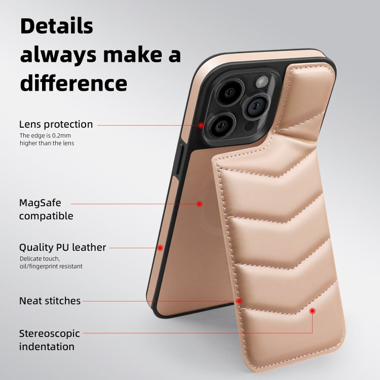 For iPhone 11 Pro Max Down Jacket Card Bag Holder MagSafe Phone Case