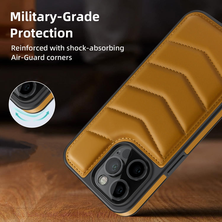 For iPhone 14 Pro Down Jacket Card Bag Holder MagSafe Phone Case