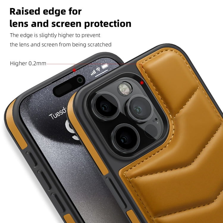 For iPhone 15 Down Jacket Card Bag Holder MagSafe Phone Case