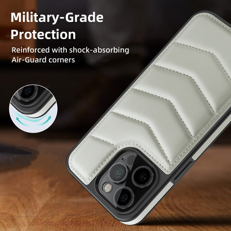 For iPhone 15 Down Jacket Card Bag Holder MagSafe Phone Case