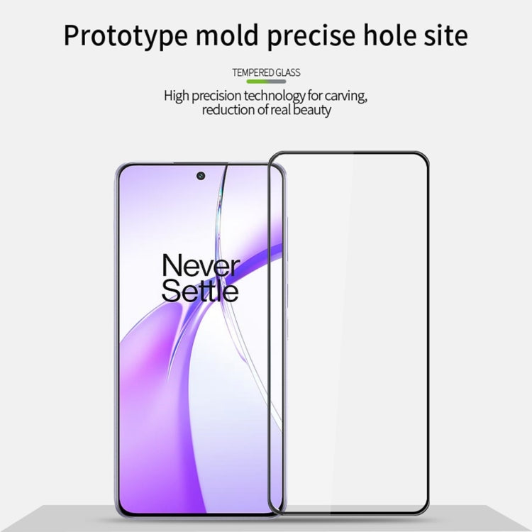 For OnePlus Ace 3V PINWUYO 9H 3D Curved Full Screen Explosion-proof Tempered Glass Film - Black