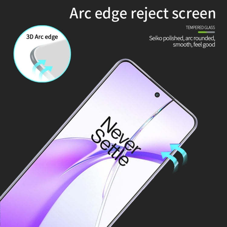 For OnePlus Ace 3V PINWUYO 9H 3D Curved Full Screen Explosion-proof Tempered Glass Film - Black