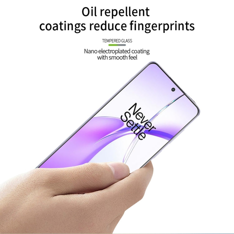 For OnePlus Ace 3V PINWUYO 9H 3D Curved Full Screen Explosion-proof Tempered Glass Film - Black