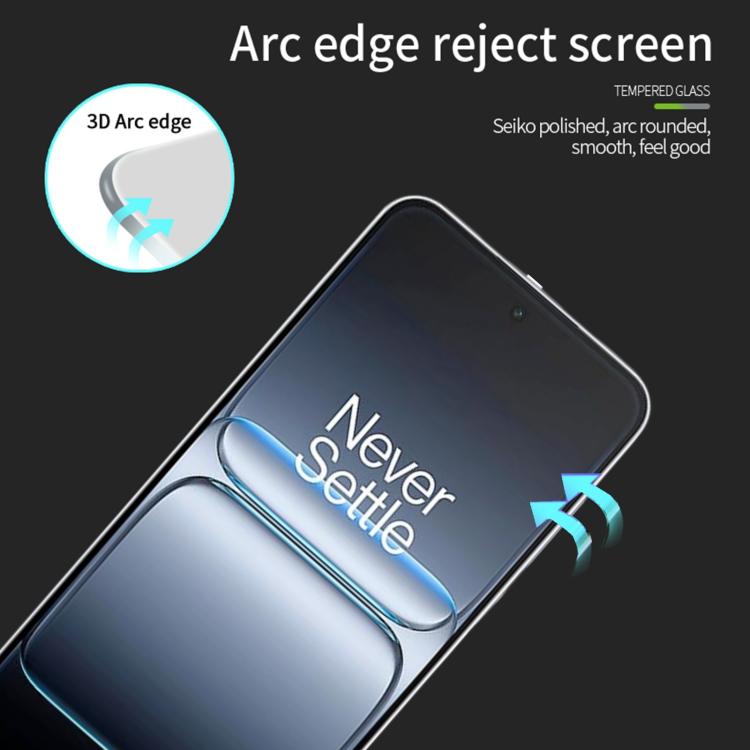 For OnePlus Ace 5 Ultra PINWUYO 9H 3D Curved Full Screen Explosion-proof Tempered Glass Film - Black