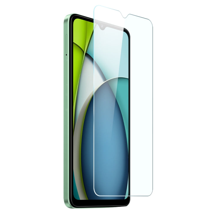 For Xiaomi Redmi A3x 4G NORTHJO Transparent TPU Phone Case with Tempered Glass Film - Transparent