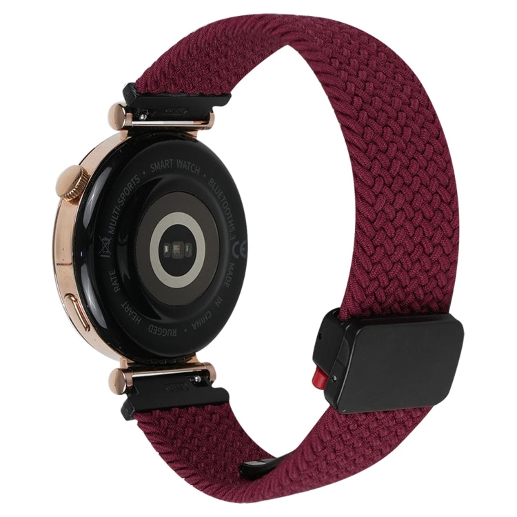 For Samsung Galaxy Watch 3 45mm 22mm Magnetic Buckle Braided Watch Band