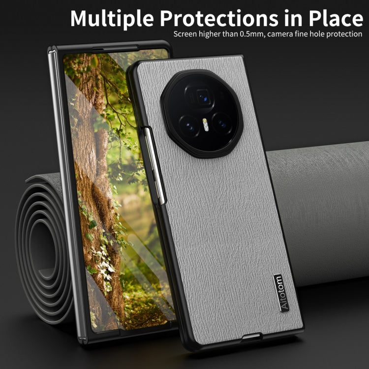 For Honor Magic V3 Tree Bark Leather Shockproof Phone Case