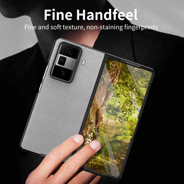 For Honor Magic Vs3 Tree Bark Leather Shockproof Phone Case