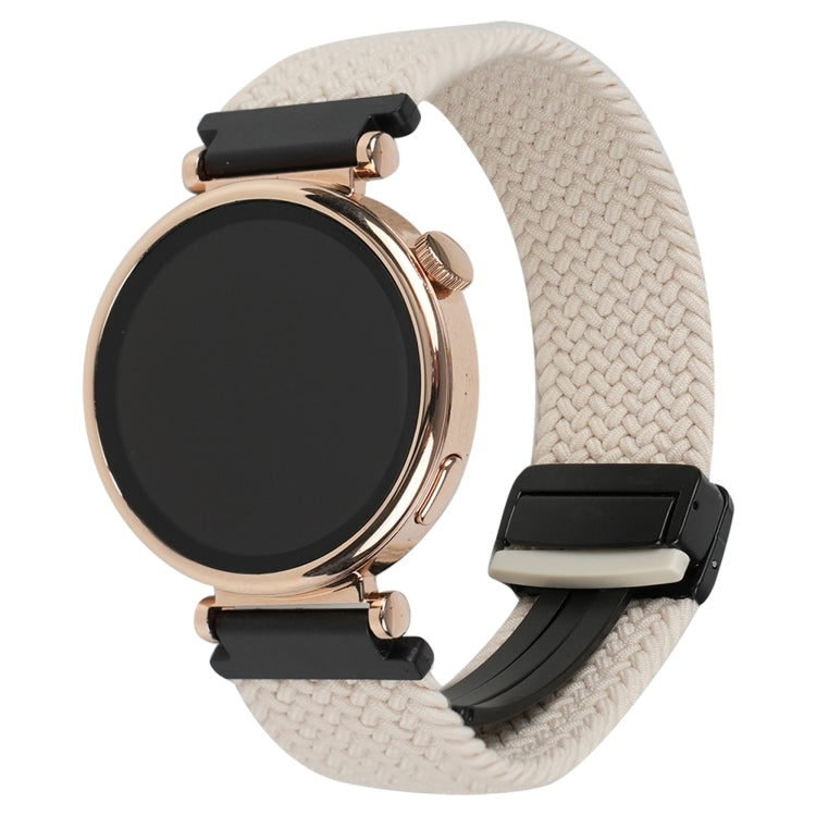 For Huawei Watch GT3 46mm 22mm Magnetic Buckle Braided Watch Band