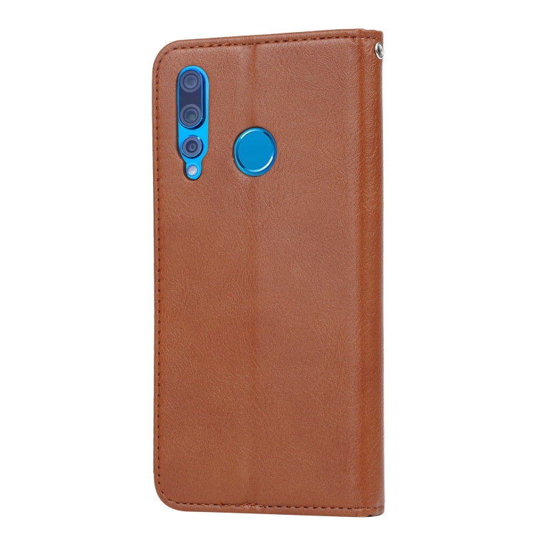 Knead Skin Texture Horizontal Flip Leather Case for Huawei P Smart Z / Y9 Prime 2019 / Nova5i, with Photo Frame & Holder & Card Slots & Wallet