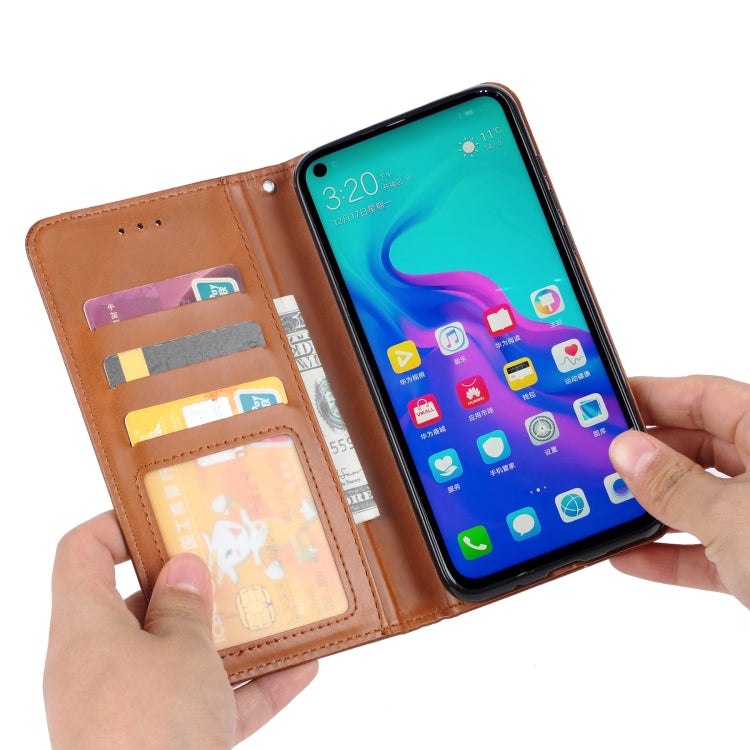 Knead Skin Texture Horizontal Flip Leather Case for Huawei P Smart Z / Y9 Prime 2019 / Nova5i, with Photo Frame & Holder & Card Slots & Wallet