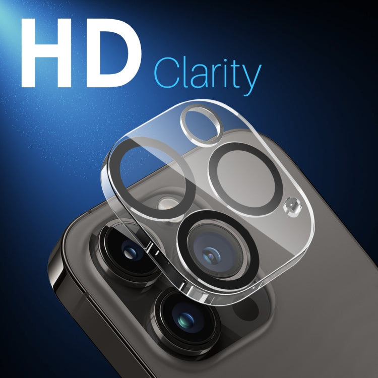 For iPhone 14 Pro / 14 Pro Max NORTHJO Camera Lens Protector 3D Night Shot Tempered Glass Film - Black