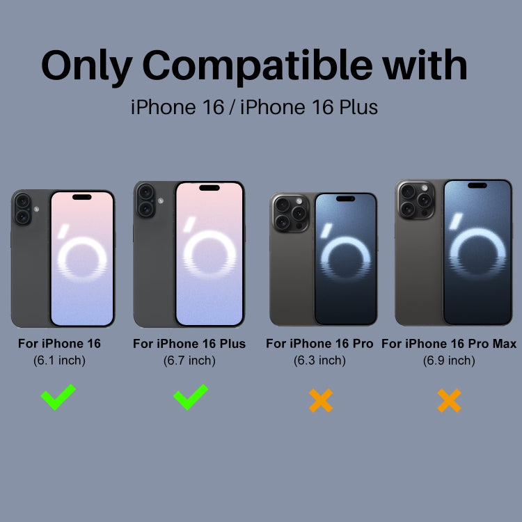 For iPhone 16 / 16 Plus NORTHJO Camera Lens Protector 3D HD Tempered Glass Film - Clear