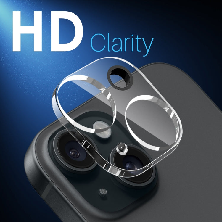 For iPhone 15 / 15 Plus NORTHJO Camera Lens Protector 3D HD Tempered Glass Film - Clear