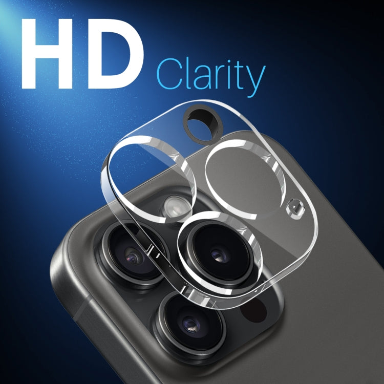 For iPhone 15 Pro / 15 Pro Max NORTHJO Camera Lens Protector 3D HD Tempered Glass Film - Clear