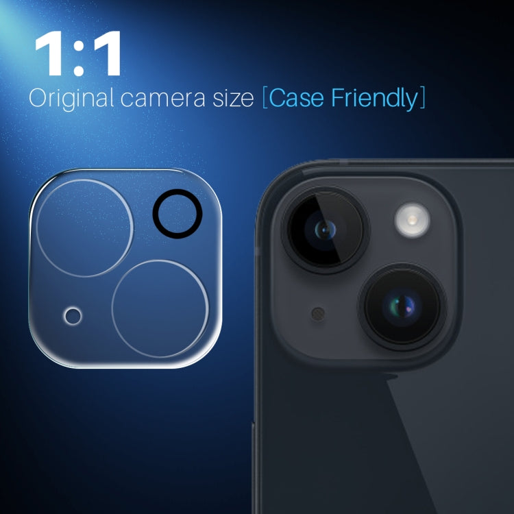 For iPhone 14 / 14 Plus NORTHJO Camera Lens Protector 3D HD Tempered Glass Film - Clear