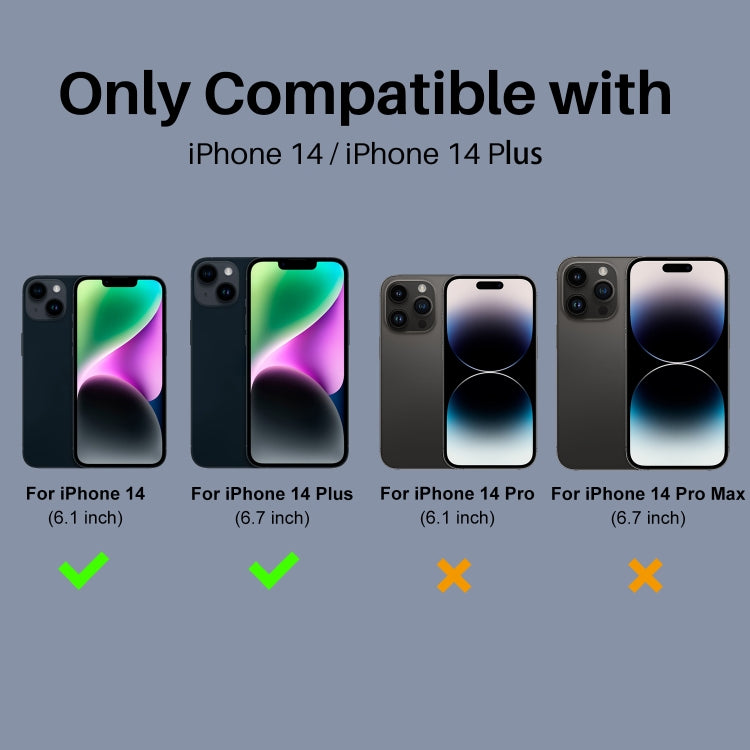 For iPhone 14 / 14 Plus NORTHJO Camera Lens Protector 3D HD Tempered Glass Film - Clear