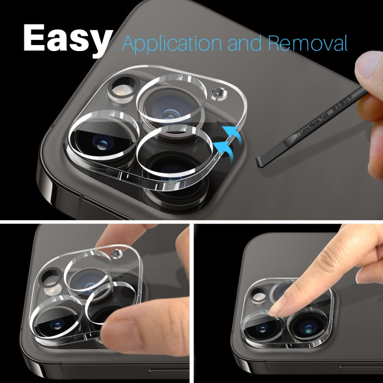 For iPhone 14 Pro / 14 Pro Max NORTHJO Camera Lens Protector 3D HD Tempered Glass Film - Clear