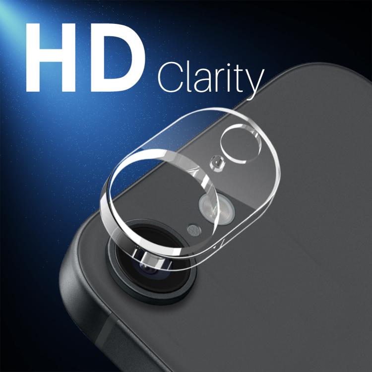 For iPhone 17e / 16e NORTHJO Camera Lens Protector 3D HD Tempered Glass Film - Clear