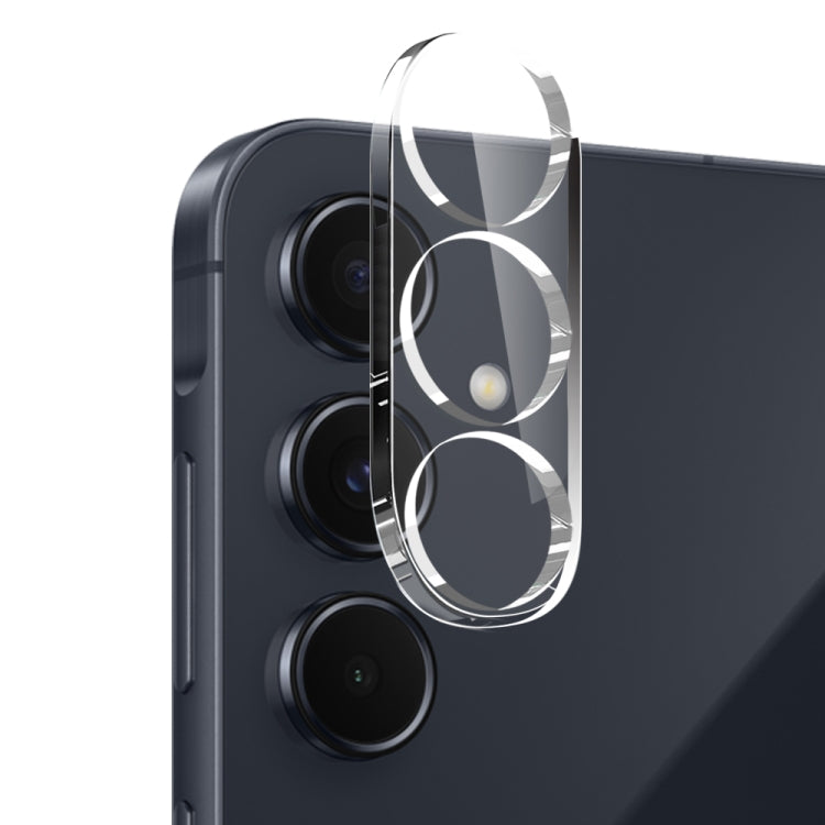 For Galaxy A55 5G NORTHJO 3 in 1 TPU Phone Case with Screen Protector and Lens Film - Transparent
