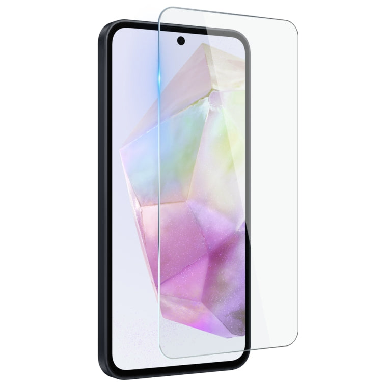 For Galaxy A35 5G NORTHJO 3 in 1 TPU Phone Case with Screen Protector and Lens Film - Transparent