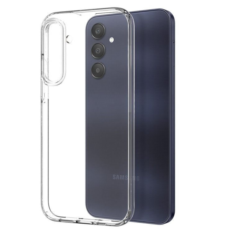 For Galaxy A25 5G NORTHJO 3 in 1 TPU Phone Case with Screen Protector and Lens Film - Transparent