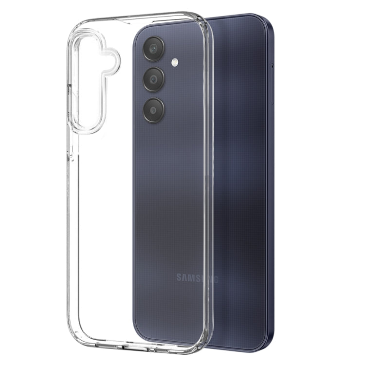 For Galaxy A15 4G / 5G NORTHJO 3 in 1 TPU Phone Case with Screen Protector and Lens Film - Transparent