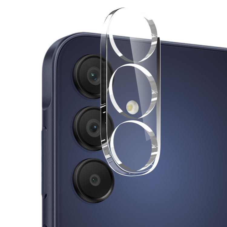 For Galaxy A15 4G / 5G NORTHJO 3 in 1 TPU Phone Case with Screen Protector and Lens Film - Transparent