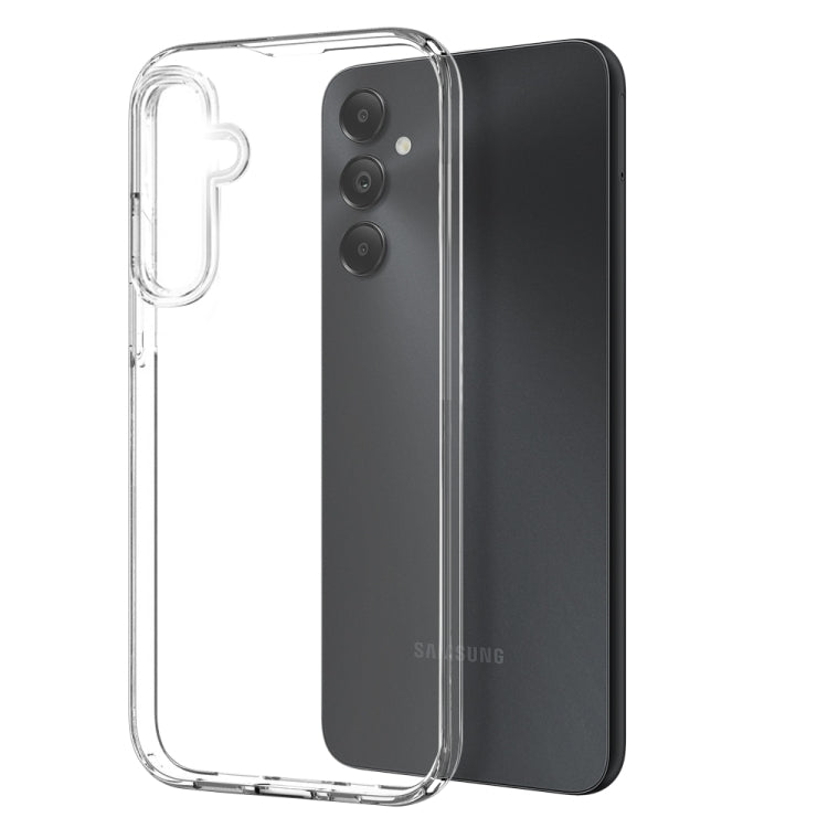 For Galaxy A05s 4G NORTHJO 3 in 1 TPU Phone Case with Screen Protector and Lens Film - Transparent