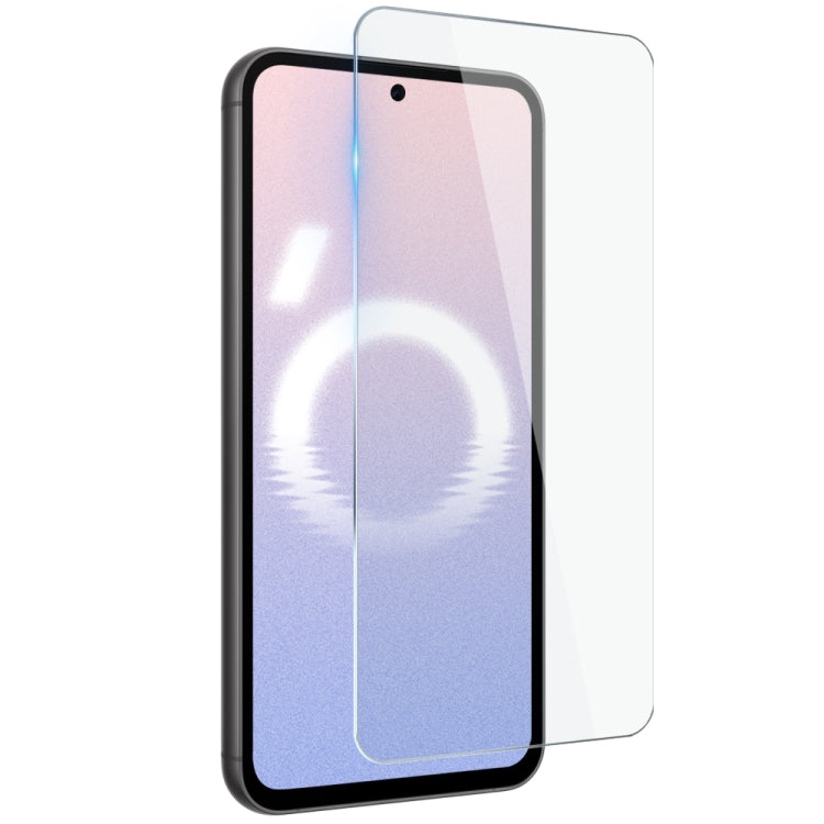 For Galaxy S24 FE 5G NORTHJO 3 in 1 TPU Phone Case with Screen Protector and Lens Film - Transparent