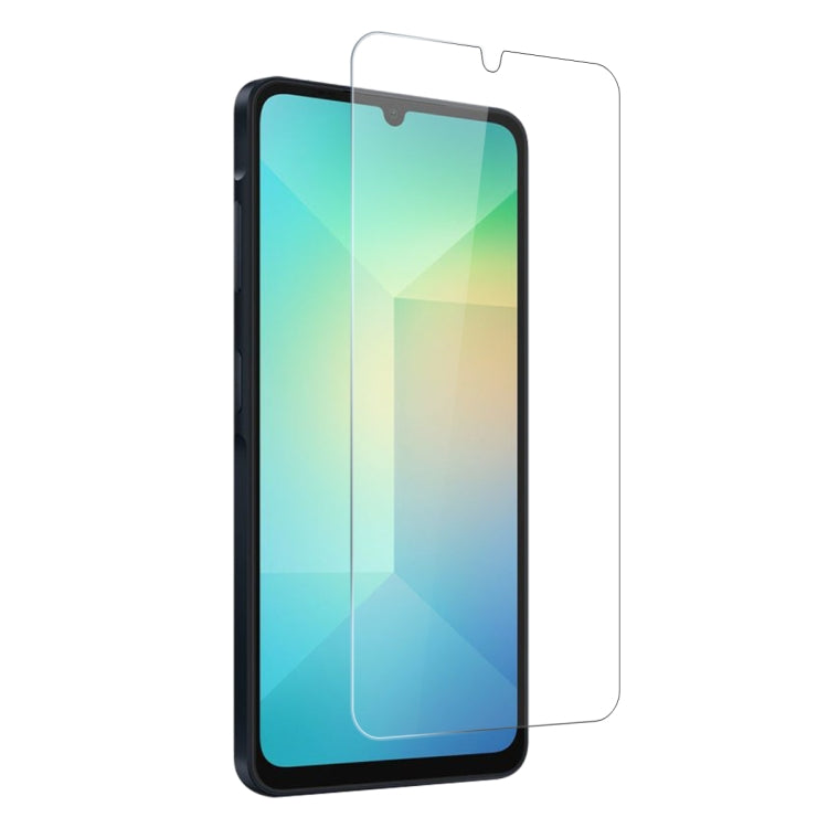 For Galaxy A06 4G NORTHJO 3 in 1 TPU Phone Case with Screen Protector and Lens Film - Transparent