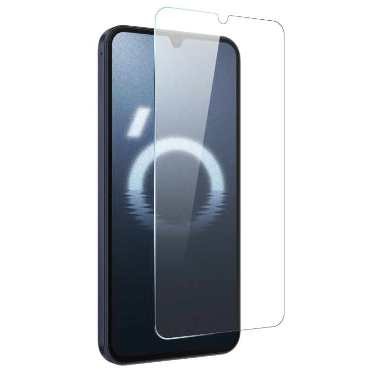 For Galaxy A16 5G NORTHJO 3 in 1 TPU Phone Case with Screen Protector and Lens Film - Transparent