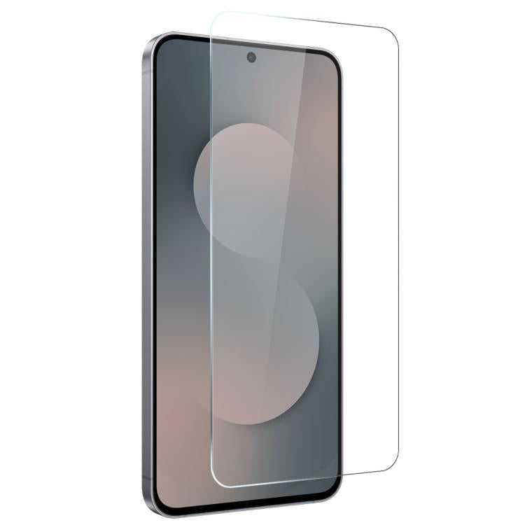 For Galaxy S25 FE 5G NORTHJO 3 in 1 TPU Phone Case with Screen Protector and Lens Film - Transparent